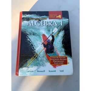 McDougal Littell Algebra‎ 1 New York Edition Textbook Larson 9780618887699